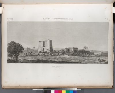 Edfou [Idfû] (Apollinopolis Magna). Vue générale