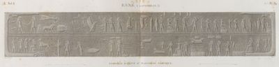 Esné [Isnâ] (Latopolis). Zodiaque sculpté au plafond du portique.