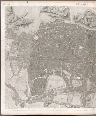 Le Kaire: Plan particulier de la ville