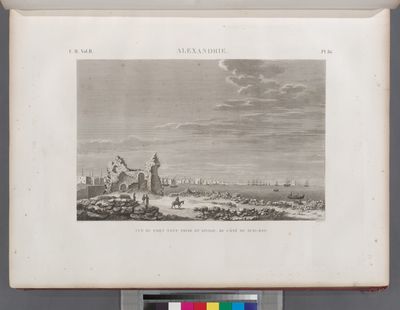 Alexandrie [Alexandria]. Vue du Port Neuf, prise du rivage, du côté du sud-est.