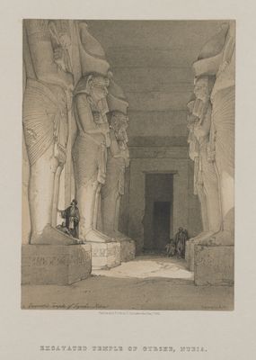 Egypt and Nubia, Volume I: Excavated Temple of Gyrshe, Nubia