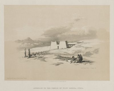 Egypt and Nubia, Volume I: Approach to the Temple  of Wady Saboua, Nubia