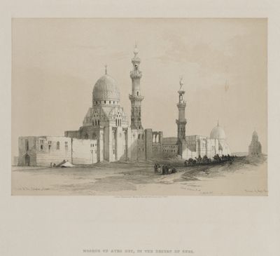 Egypt and Nubia, Volume III: Tombs of the Caliphs-Cairo.  Mosque of Ayed Be[y]